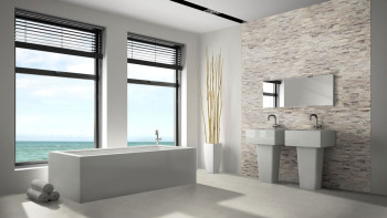 Skaben WoodWall - Legno costiero Heavea sbiancato al sole