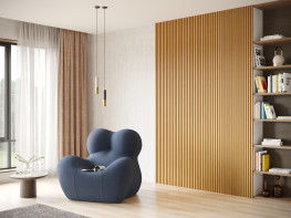 pannelli acustici planeo ISO - rovere oliato naturale - 240 x 60 cm