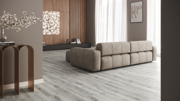 planeo Rigido Vinile ad incastro - SolutionX 2in1 Oak Grey | Isolamento acustico integrato (ECF-0088)
