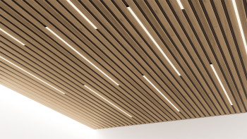 Pannelli acustici Skaben SilentWall Easy-Sticks - Rovere rustico - 250 x 3,45 cm
