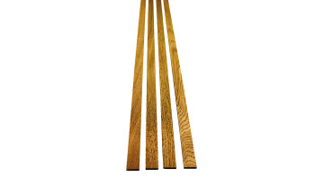 Pannelli acustici Skaben SilentWall Easy-Sticks - Rovere rustico - 250 x 3,45 cm
