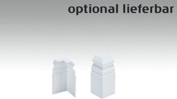 battiscopa planeo Alt Berlin bianco 18 x 60mm