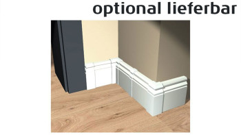 battiscopa planeo Alt Berlin bianco 18 x 60mm