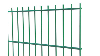 Luce di recinzione a doppia maglia 6/5/6 - Larghezza 2510 mm RAL 6005 verde muschio