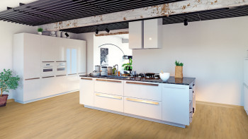 Vinile rigido a scatto planeo - Rovere marrone (HW-5940)
