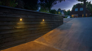 planeo illuminazione giardino 12V - Applique a LED Kuma a parete Alu - 6W 294Lumen