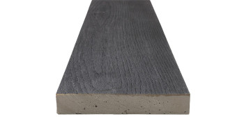 planeo Authoria PureBoard - Decking massiccio naturale scuro 3,6 m strutturato