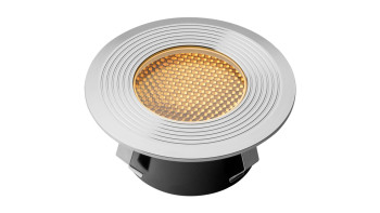planeo illuminazione da giardino 12V - Luce da incasso LED Onyx 90 RS - 1,5W