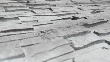 pannello di facciata planeo effetto pietra - NoviStone Travertino 1054 x 334 mm