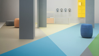 Forbo Linoleum Marmoleum - Uni Piano Blu Nettuno 3645