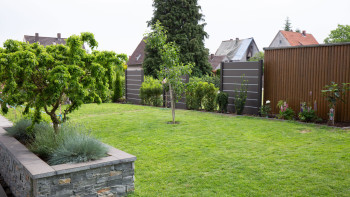planeo Gardence Deluxe - Recinzione in BPC Grigio antracite