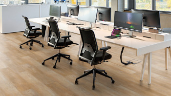 planeo Vinile rigido a incastro - FlexCore 55 Honey Rustic Oak | Isolamento acustico integrato (plfc-5001FS55)