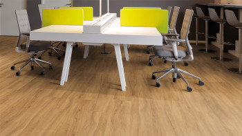 planeo Vinile rigido a incastro - FlexCore 30 Pure Oak | Isolamento acustico integrato (plfc-5122FS30)