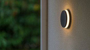 planeo illuminazione giardino 12V - Applique a LED a parete Polaris Alu - 6W 495Lumen