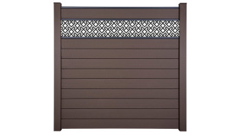 planeo Gardence Strong - recinzione a innesto BPC Abstract Terra 180 x 180 cm