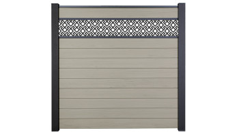 planeo Gardence Strong - recinzione a innesto BPC Abstract Bi-Color Sand 180 x 180 cm