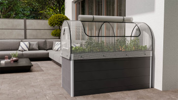 planeo Rete per letto rialzato PE - Bianco 149,9 x 69,4 x 62 cm