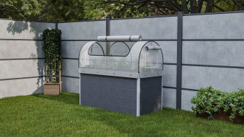 planeo Rete per letto rialzato PE - Bianco 149,9 x 69,4 x 62 cm