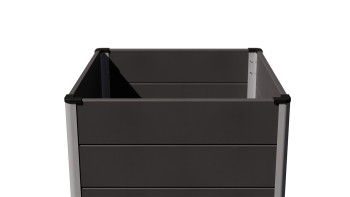 planeo BPC letto rialzato Cube - Antracite | DB703 70 x 70 x 75 cm