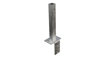 planeo Gardence Guard - GJ 43 Supporto per pietra a L 15,6 x 12 x 39,6 cm per tassellatura con adattatore di montaggio integrato e viti a testa svasata M8 x 35 mm