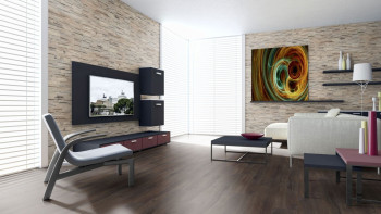 Skaben WoodWall - Narrowwood affumicato a fuoco