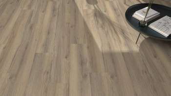 pavimento di design planeo per clic - Eco Home&Health Rustic Oak Grey | Isolamento acustico integrato (LO-EK-04)
