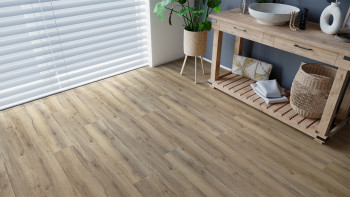 pavimento di design planeo per clic - Eco Home&Health Rustic Oak Grey | Isolamento acustico integrato (LO-EK-04)
