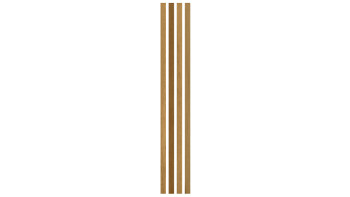 Pannelli acustici Skaben SilentWall Easy-Sticks - Rovere rustico - 250 x 3,45 cm