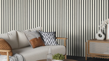 Pannelli acustici Skaben SilentWall Comfort - rovere bianco - 250 x 30 cm