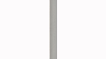 Pannelli acustici Skaben SilentWall Comfort - rovere bianco - 250 x 30 cm