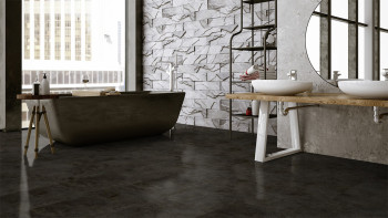 Gerflor Vinile ad incastro - Virtuo 30 Rigid Acoustic Tavla Dark | isolamento acustico integrato (39101453)