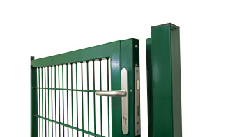 Porta universale pesante a 1 battente verde muschio inclusi i pali della porta