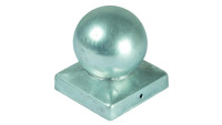 planeo TerraWood - tappo per palo zincato a caldo sfera 9 x 9 cm