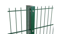 Visualizza il palo di protezione tipo WSP verde muschio per recinzione a doppia maglia