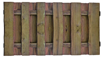 planeo TerraWood - recinzione privacy ELITE in pino 180 x 90 cm