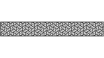 planeo Gardence - Inserto di design Leafs 179,5x25,5x0,15 cm