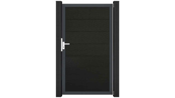 planeo Gardence Strong XL - Porta universale BPC Nero co-ex con antracite telaio in alluminio 180x150x4cm