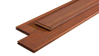 decking in legno planeo - caffè di bambù 20 x 140 x 2200 mm - scanalato/scanalabile