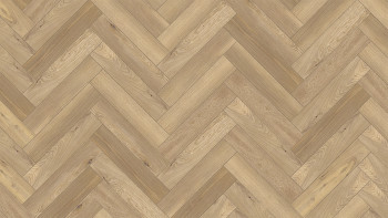 planeo Rigid Klick Vinyl - SolutionX 2in1 Herringbone Oak Light | Isolamento acustico integrato (ECF-HB-4855)