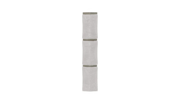 Angolo Zierer look pietra di cava per BS1 - 54 x 54 x 345 mm bianco in vetroresina