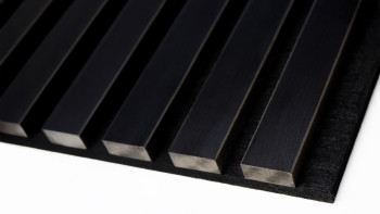 pannelli acustici planeo - Wood Charcoal/Black 60x60 cm