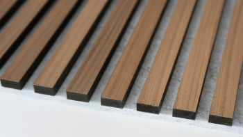 pannelli acustici planeo - legno noce/grigio 60x60 cm