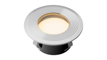 planeo illuminazione da giardino 12V - Luce da incasso LED Onyx 90 RS - 1,5W