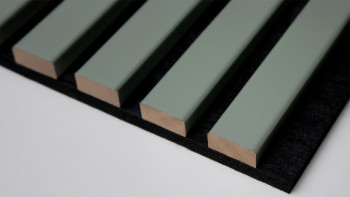 pannelli acustici planeo - verde pastello/nero 60x60 cm
