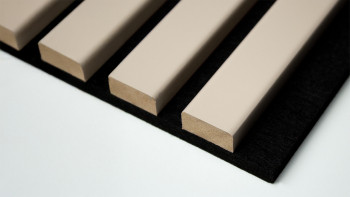 pannelli acustici planeo - argilla pastello/nero 60x60 cm