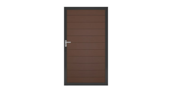 planeo Gardence Strong - Porta universale BPC Terra con telaio in alluminio antracite