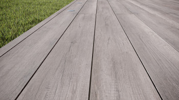 planeo TitanBoard HPL decking board cracked oak dark