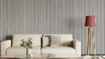 Pannelli acustici Skaben SilentWall Comfort - rovere bianco - 250 x 30 cm