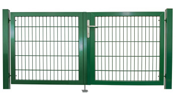planeo porta universale pesante 2 ante Symetric verde muschio inclusi i pali della porta