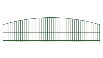 planeo doppia barra decorativa Bow 6/6/6 RAL 6005 verde muschio